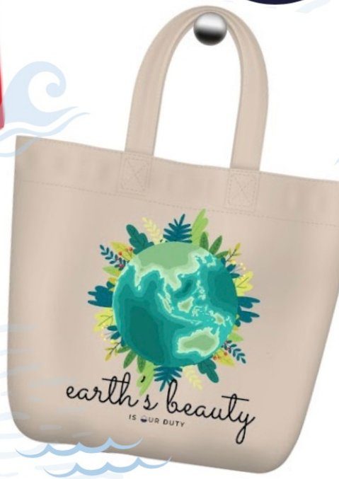 Earth’s Beauty eco tote bag