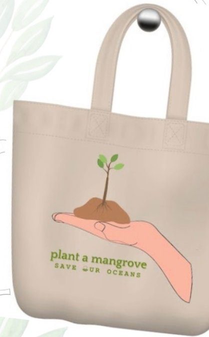Plant a Mangrove eco tote bag
